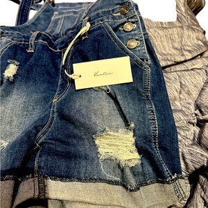 Kan can denim women overall